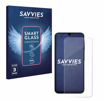 3 Stuks Savvies Screenprotector - geschikt voor Samsung Galaxy A17 4G - beschermfolie glas transparant