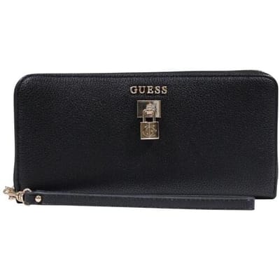 GUESS portemonnee Yesba SLG Large Zip Around Wallet Black zwart