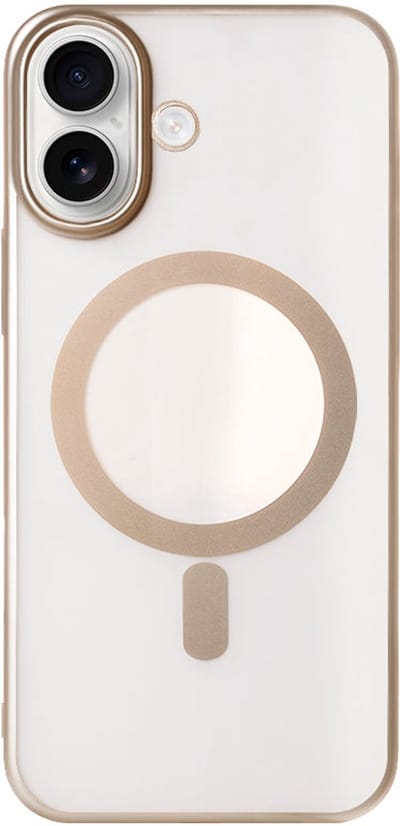 Rixus Instinct Mag Case For iPhone 16 Plus Desert Titanium