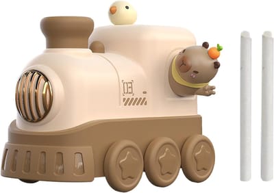 Luchtbevochtiger Trein - Koude nevel diffuser - Ontspannende sfeer creëren - Stille werking - 300 ml reservoir - Wit