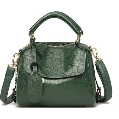 Sac en Cuir Véritable Sac à Main Femme Motif Crocodile Grande Capacité Sac Mère Rétro Couleur Unie Motif Litchi Sac à Bandoulière Femme gray