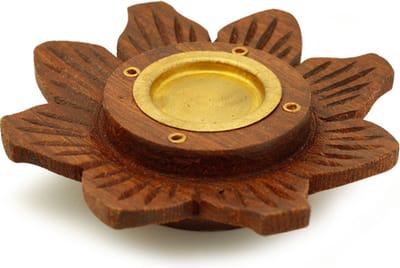 Wierookbrander 'Lotus' voor kegels en sticks, Prabhuji's Gifts