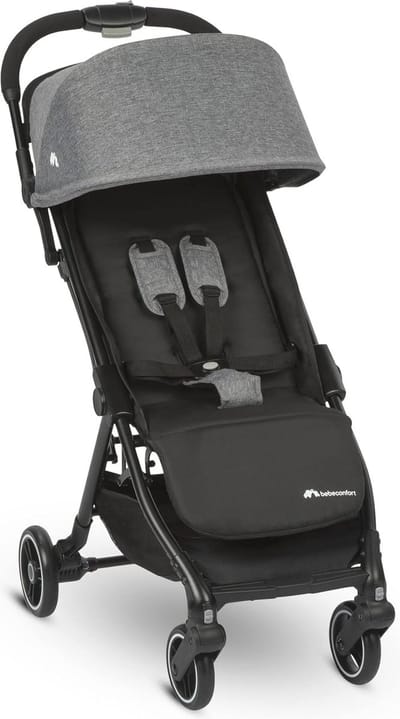 Bonny Kinderwagen Lichtgewicht - Voor Baby´s - Geboorte tot 4 Jaar - 0-22 kg - Zwart Chic Buggy inklapbaar vliegtuig