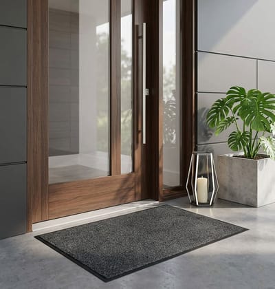 Floordirekt Vuilvangmat Use&Wash - Antislip Deurmat - Veelzijdig Inzetbaar - Antraciet - 90 x 120 cm - Onderhoudsvriendelijk, Slijtvast & Ideaal voor Hal, Entree en Woonruimte