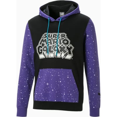 Puma Super Mario Nintendo Zwart Paars Hoodie 589098 02