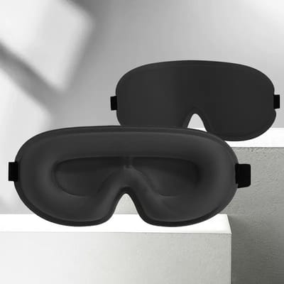 Garpex® Verstelbaar Luxe Slaapmasker - 100% Verduisterend - Ademend Traagschuim - voor Mannen, Vrouwen en Kinderen - Oogmasker Slaap