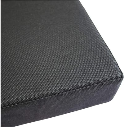 Buitenbank Kussen - Terraskussen Tuinkussen - Comfortabel Zitten - 8 Cm Dikke Schuimkern - 150 x 40 cm - Zwart