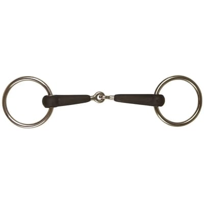 Mors simpel voor paard in rubber voor paard York