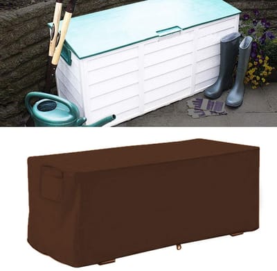 Dailygoods- Dekdoosdeksel Waterdicht - Opbergdoos Beschermhoes - Weerbestendig - UV-Bescherming - 123 x 62 x 55 cm - Duurzaam Oxford-Weefsel