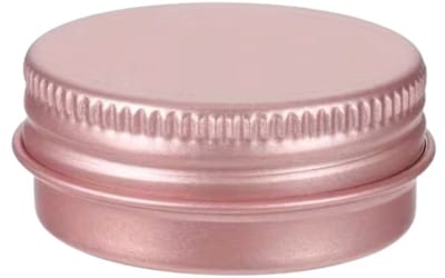 Blikjes 15ml Roze Goud 10 stuks - Lege Blikjes Mat Roze met Schroefdeksel - Leeg
