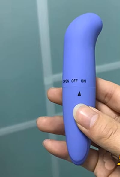 CHPN - Mini vibrator - Kleine vibrator - Blauw/Paars - Discreet verzonden - Erotiek - Cadeau - G-spot - Stimulatie - Unisex