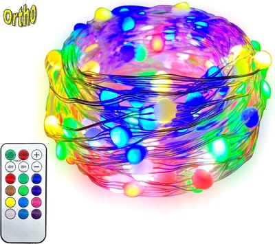 Ortho® - Partylights voor buiten - Partylights - Feestverlichting - Sfeerverlichting - Fairy lights - Verlichting - 20 Meter - Kerstverlichting - Warm Wit - Multicolor - USB