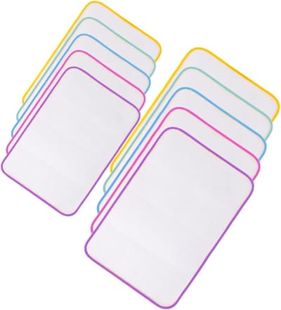 Strijkmat Set - Strijkdoek Kussen - Kleding Strijken - Hittebestendig Materiaal - 10 Stuks 40x60cm - Diverse Kleuren