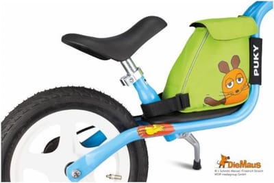 Kinderfietsaccessoire Fietsmandje met Draagriem - Groen