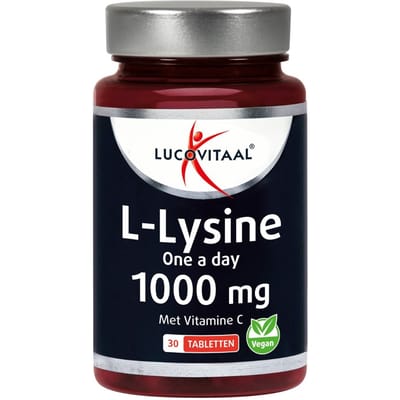Lucovitaal L-lysine One a Day 1000 milligram Voedingssupplement - 30 tabletten
