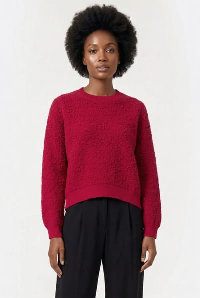 & Other Stories Waffle Sweater Red Taglia: XS | Maglioni a maglia Outlet | Donna | Rosso