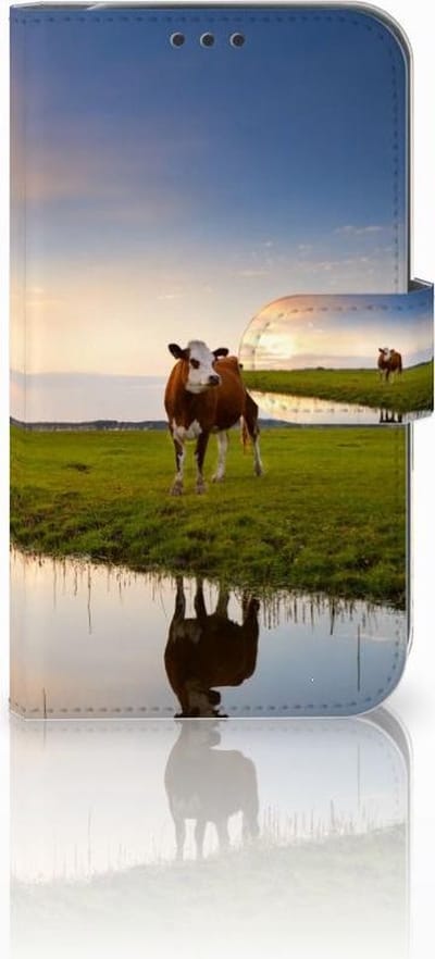 Samsung Galaxy Xcover 4 | Xcover 4s Telefoonhoesje met Pasjes Koe