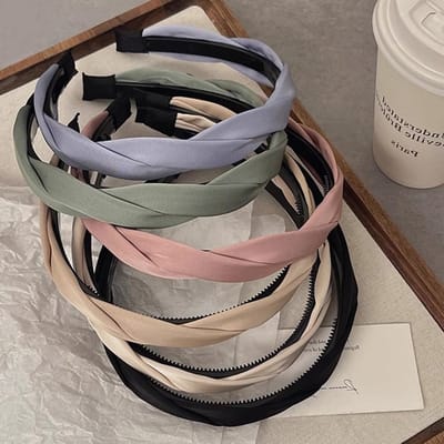 Gevlochten haarbanden voor dames, modieuze antislip haaraccessoires in paars, perfect voor elke gelegenheid