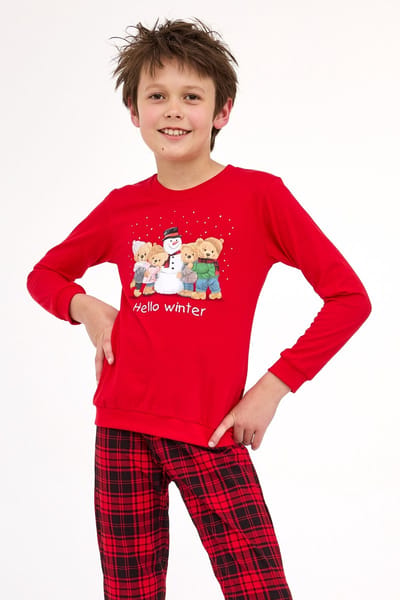 Cornette Jongens Pyjama Winter Kerst Matching Gezin Familie Winter 593/171 966/171 134/140