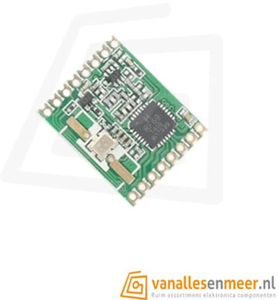 Zend ontvanger module RFM69HW 433MHz