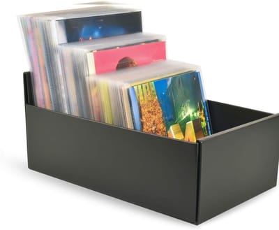 TIM® Cd Opbergdoos - Cd Opbergsysteem - Cd Koffer - Zwart - 26cm x 16cm x 12cm
