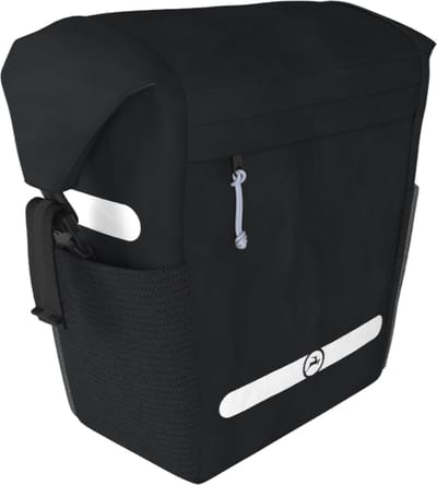 Gazelle Cargo Enkele Fietstas - Reflecterend - 16 Liter - Zwart