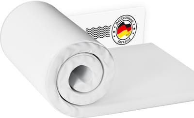 Elekiatech Topper 90x200 - Topmatrassen - Topdekmatras - 7-Zone Memory Foam Topper Matras - Dubbele Schuimlaag & Antislip - Ademend & Antiallergisch - Medium Hard - Medium Hardheid - 4 cm Dik