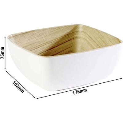 GGM Gastro (6 Stück) GN-Schale 1/6 - FRIDA - Melamin - 1 Liter - Tiefe: 75mm