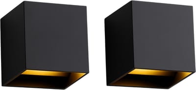 2X Oplaadbare wandlamp binnen op batterijen draadloos - Krachtige 5200mAh batterij - 2700K Warm licht - met bewegingssensor - wandlamp oplaadbaar - Nieuweste versie 2024 - trapverlichting