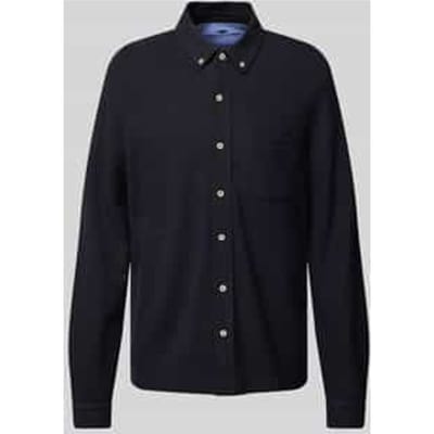 Fynch-Hatton Overhemd Polo Shirt Premium Cotton Navy / male
