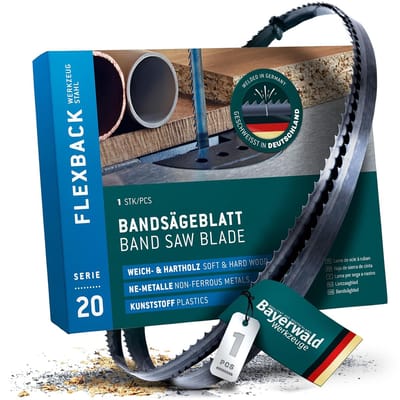 Lintzaagblad - Zaagband - Hout Kunststof - Precisie Geslepen Tanden - 1712x13x0.36mm - Zilver