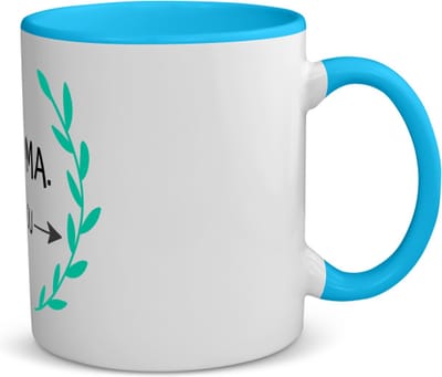 Akyol - grandma i love you koffiemok - theemok - blauw - Oma - de liefste oma - verjaardag - cadeautje voor oma - oma artikelen - kado - geschenk - 350 ML inhoud