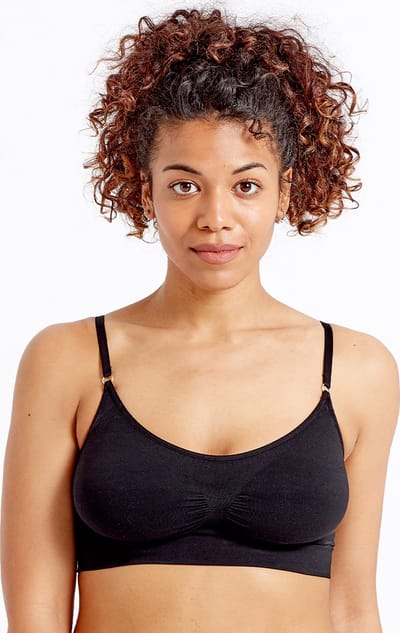 Pretty Polly BH - Eco-Wear - Naadloze - Soft - Comfort - Bralet - XL - Zwart