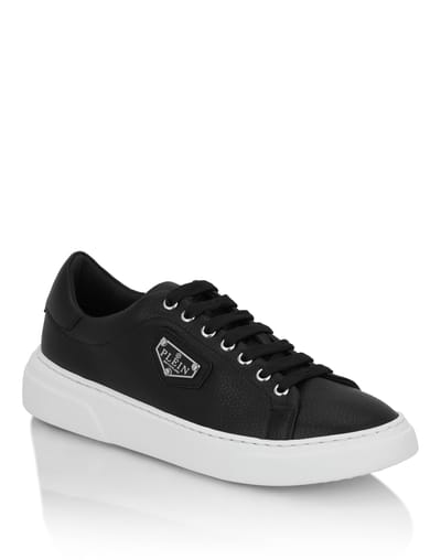 Leather Lo-Top Sneakers Iconic Plein