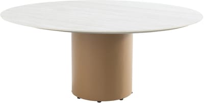 Colorado low dining tuintafel 160xH69 cm rond keramiek 4 Seasons Outdoor