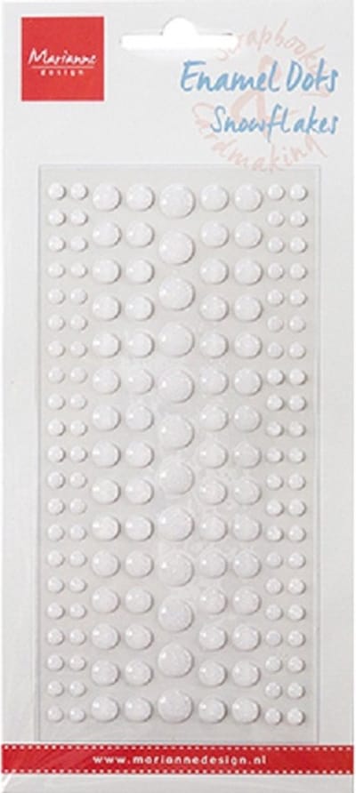 Decoration Enamel Dots - Snowflakes PL4520