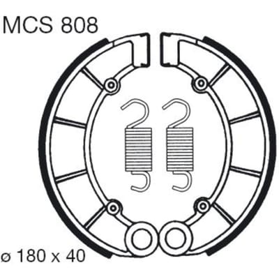 Remschoenset TRW MCS808