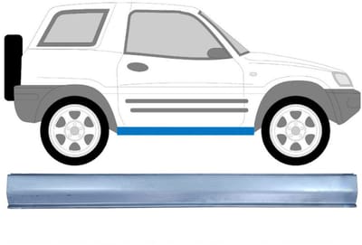 Reparatie dorpel voor Toyota Rav4 1994-2000 / Links = Rechts (symmetrisch)