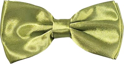 Fako Fashion® - Vlinderstrik - Vlinderdas - Strik - Satijn - 12.5cm - Olijfgroen