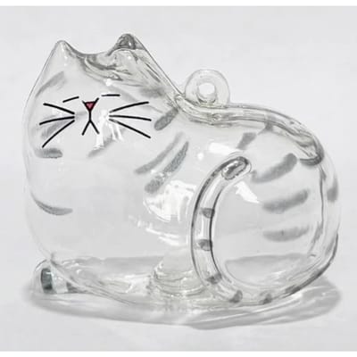 Leuke Kattenhaar Opberg Sleutelhanger Hanger Rugzak Gember Kat Siamese Kat Haarzakje Hanger Huisdierhaar Souvenirs Cadeau voor Kattenliefhebbers 1PCS