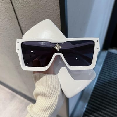 Nieuwe Trend Vierkante Zonnebril Mode Luxe Kristal Oversized Dames Vierkante Zonnebril Trending Heren Brillen UV400