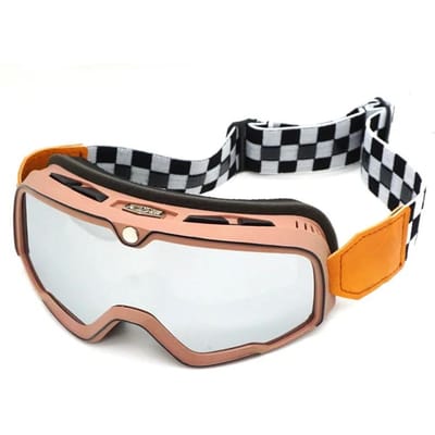 Lunettes de vue actives à carreaux noir et blanc rayées Activité extérieure VTT Moto Lunettes de protection