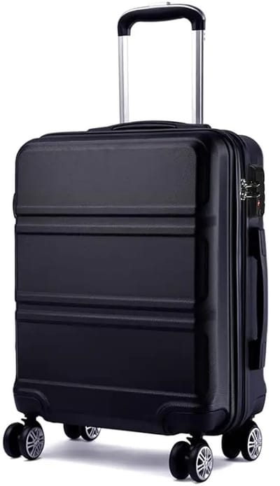 Trendique - Koffer - Handbagage koffer - Reiskoffer - handbagage 52 × 38 × 21 cm - 20 inch - geschikt als handbagage - zwart