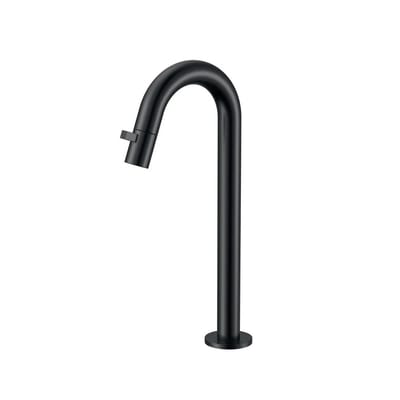 DutchLine - Round XL Fonteinkraan 300mm – Mat zwart