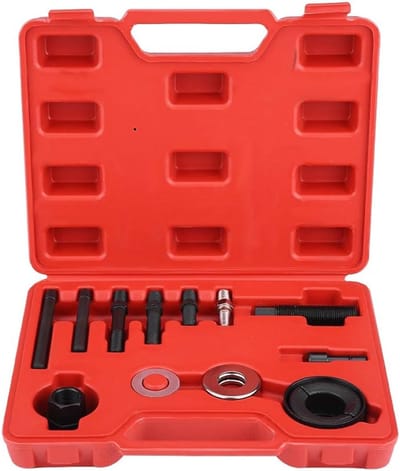 Pulley Puller Remover Kit - 12-delige Pulley Puller Remover installatieset voor stuurbekrachtiging - gereedschapset voor auto onderhoud