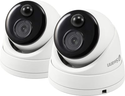 1080p Full HD Thermische Sensing Dome CCTV-camera's - 2 Pack
