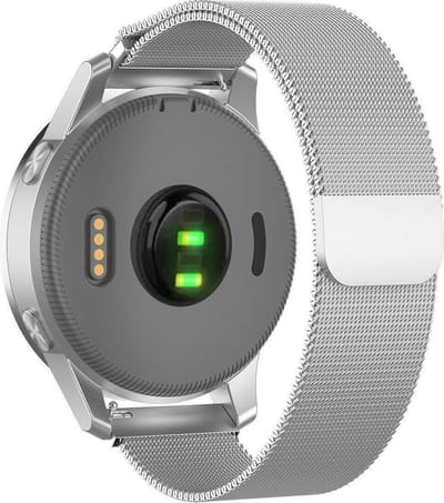 Milanees Bandje - Zilver - Geschikt voor Huawei & Fossil & meer - Bandbreedte 18mm
