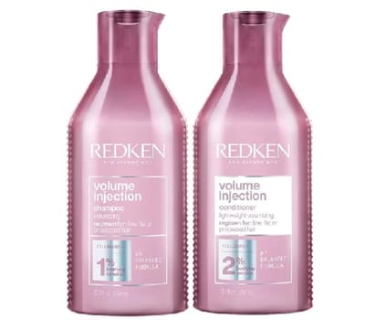 Redken Volume Injection Shampoo 300ml + Conditioner 300ml - Voordeelverpakking