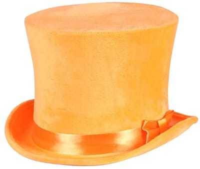 Top Hoed Oranje Volwassenen Unisex Oranje Koningsdag Maat 58