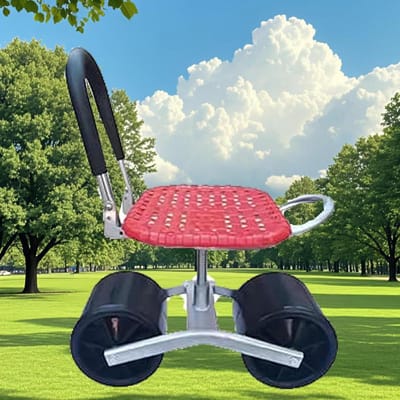 Rollende Tuinkruk - Mobiele Werkstoel - Tuinonderhoud - 360 Graden Draaibaar - 23-35cm Verstelbaar - Groen